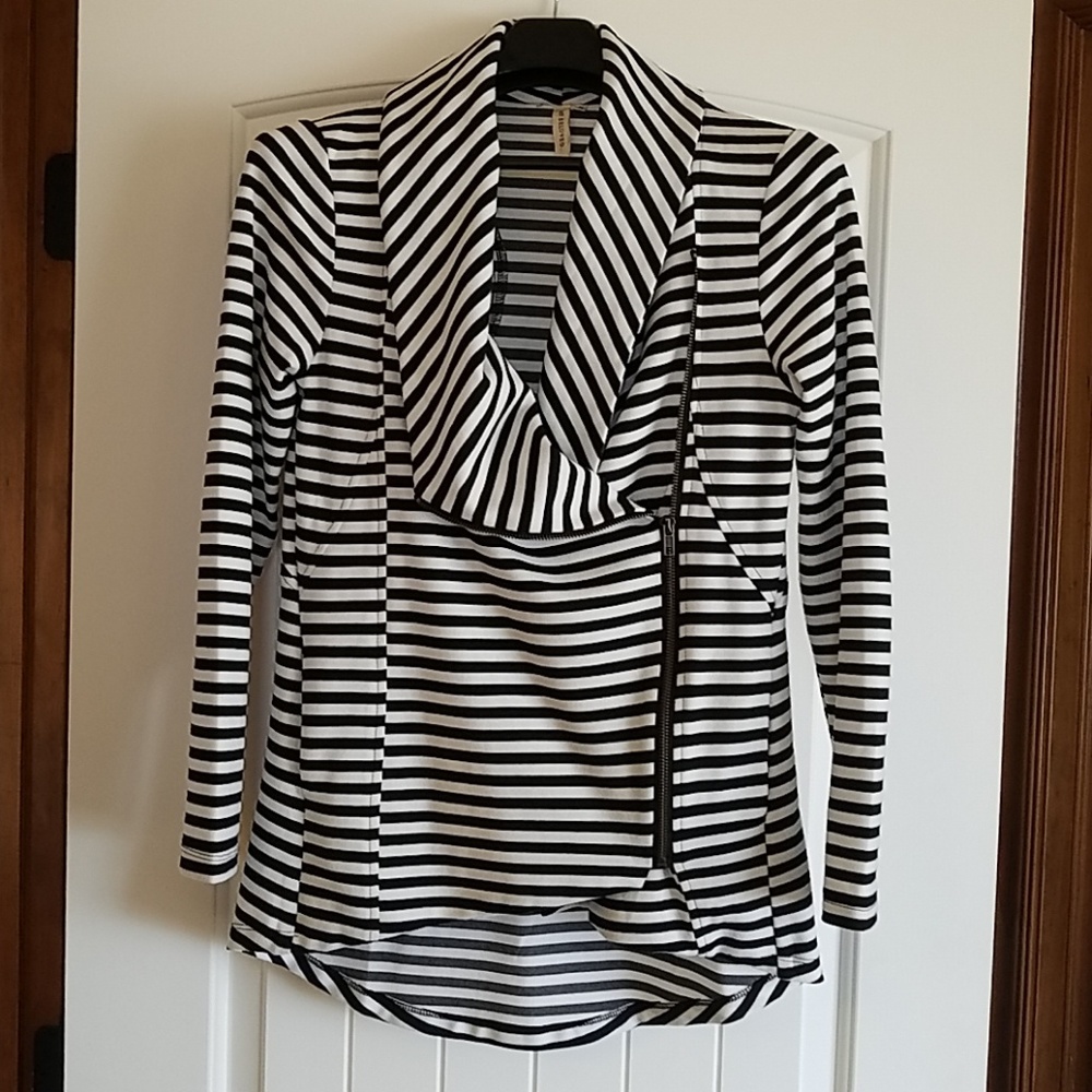 Zip front cardigan
